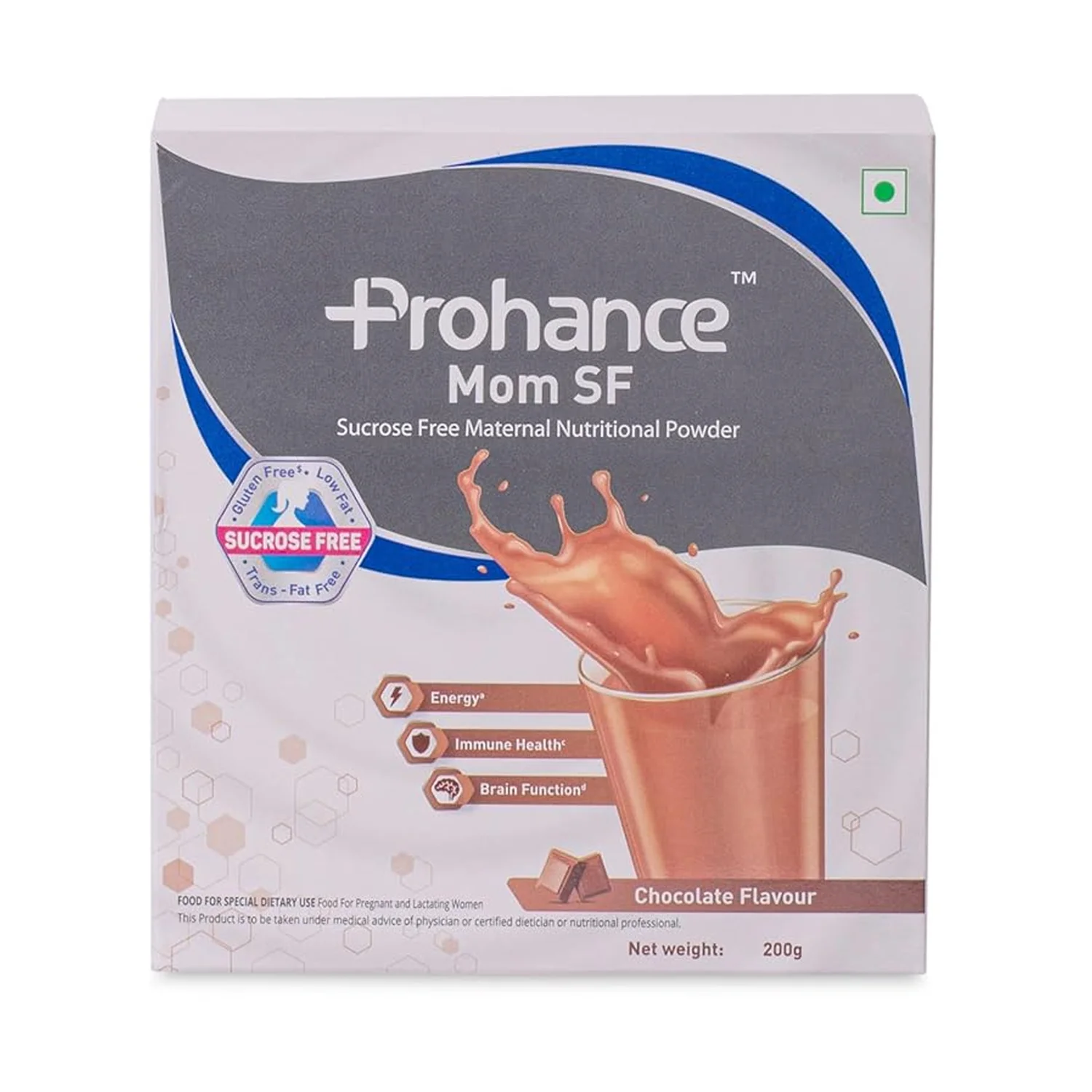 Prohance Mom Nutritional Drink Powder for Pregnant & Lactating Women - 200gm Sugar Free