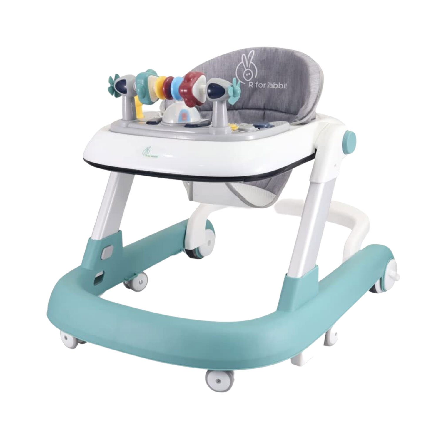 R for Rabbit Little Feet Walker for Babies from 6-18 Months (Green)