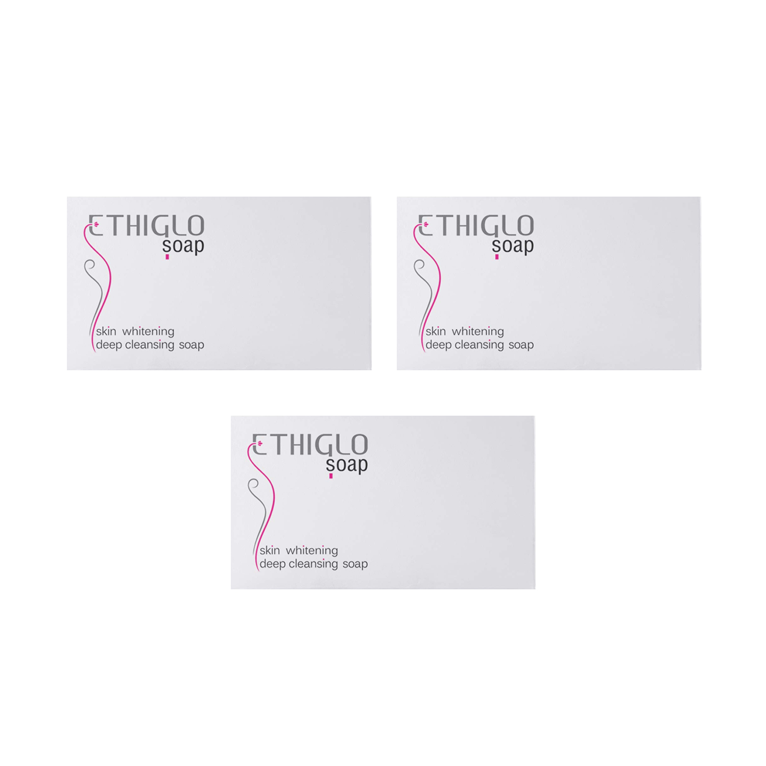 Ethiglo Skin Whitening and Deep Cleansing Soap, 75 gm (Pack of 3)