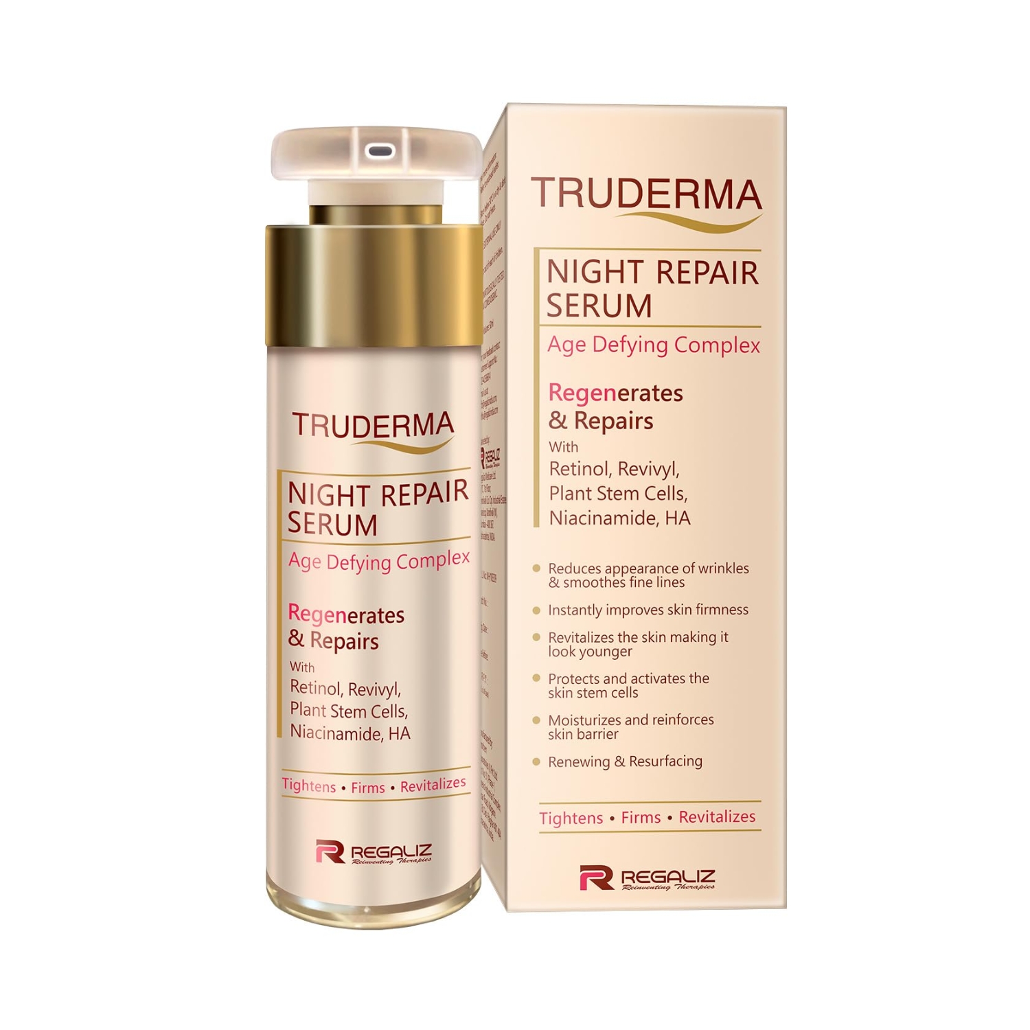 Regaliz Truderma Night Repair Serum 30ml