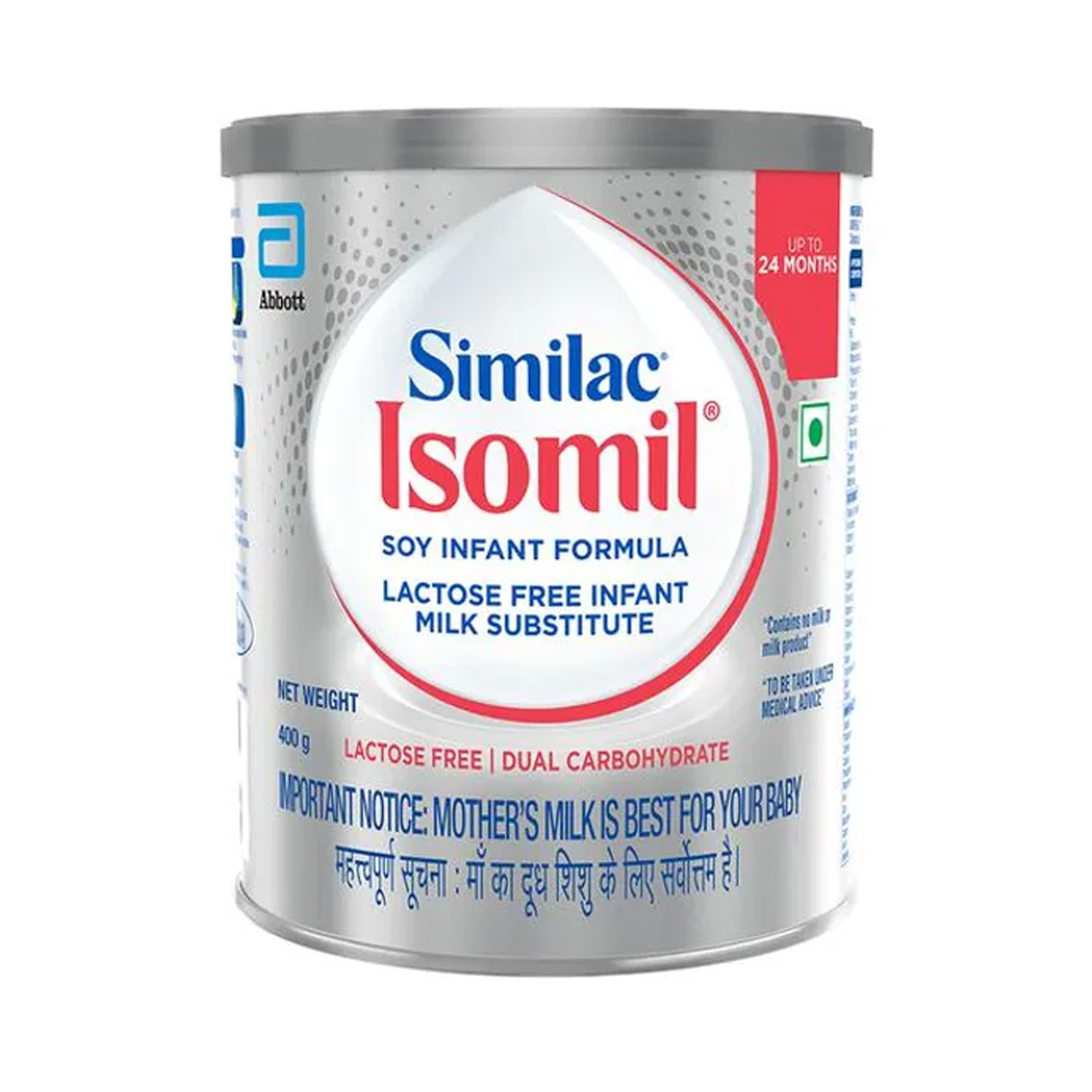 Similac Isomil Lactose Free Infant Formula upto 24 months 400g