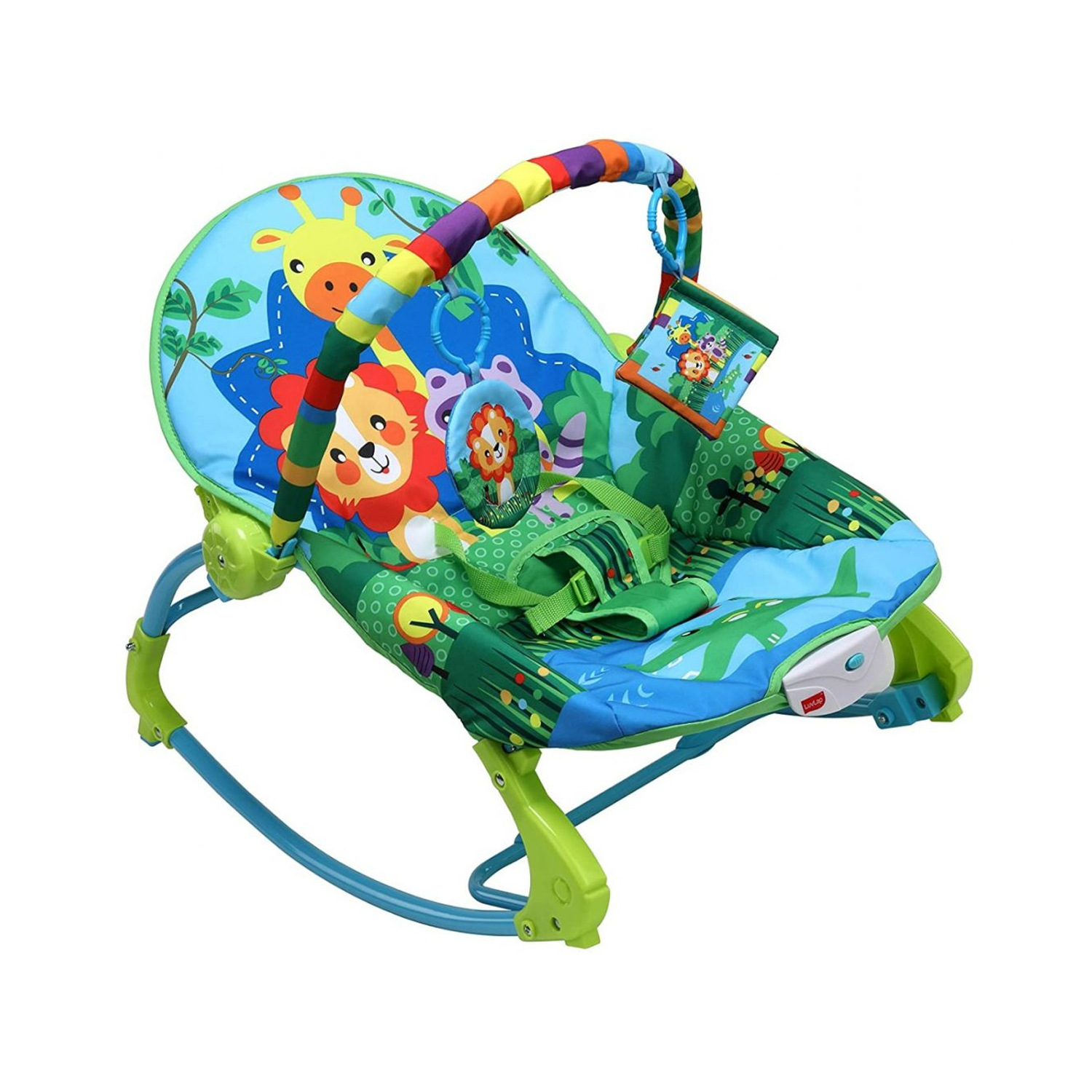 LuvLap Jungle Tales Toddler Rocker - Multicolor (M.No 18544)