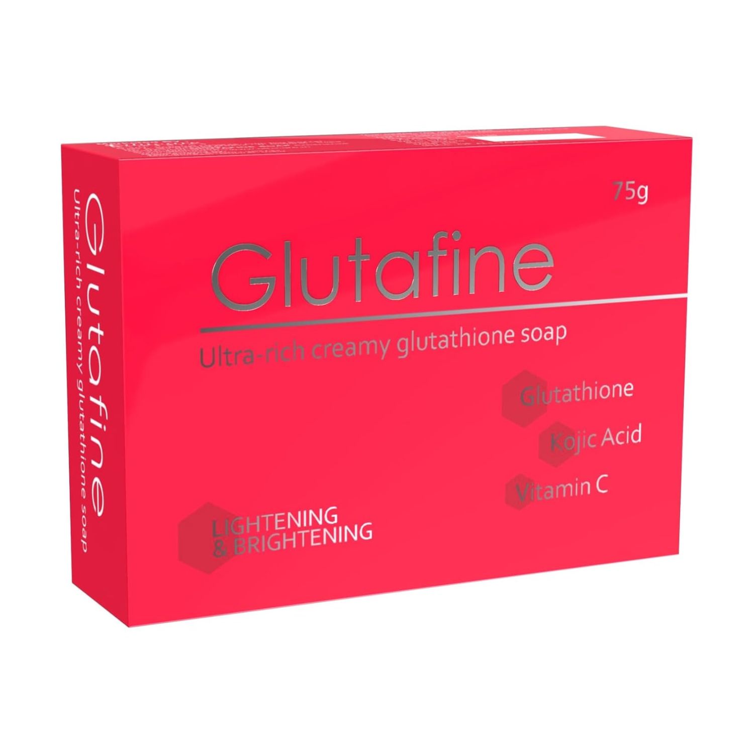 Ethiglo Glutafine Ultra-Rich Creamy Glutathione Soap 75g, Skin Lightening & Brightening