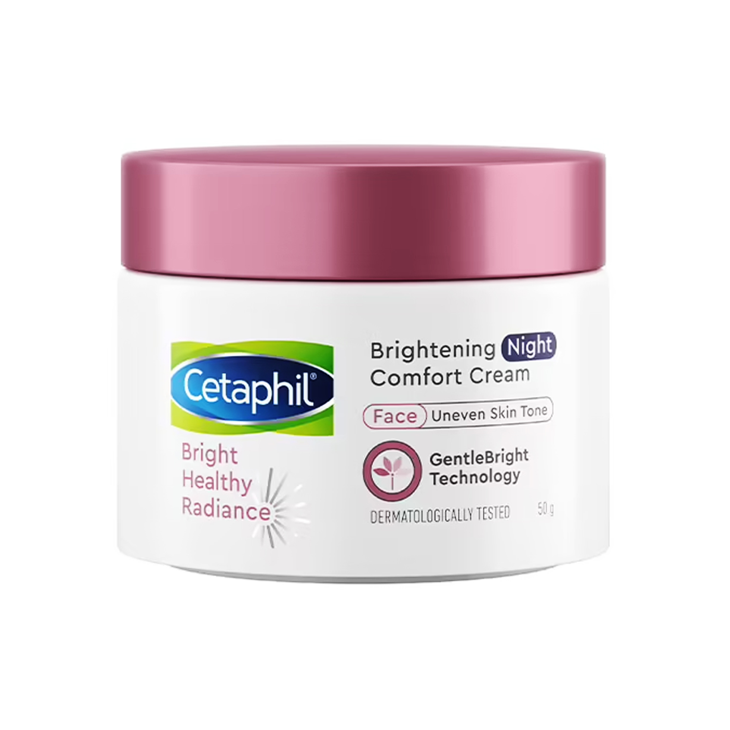 Cetaphil Brightening Night Comfort Cream For Dark Spots, Uneven Skin Tone – 50 g