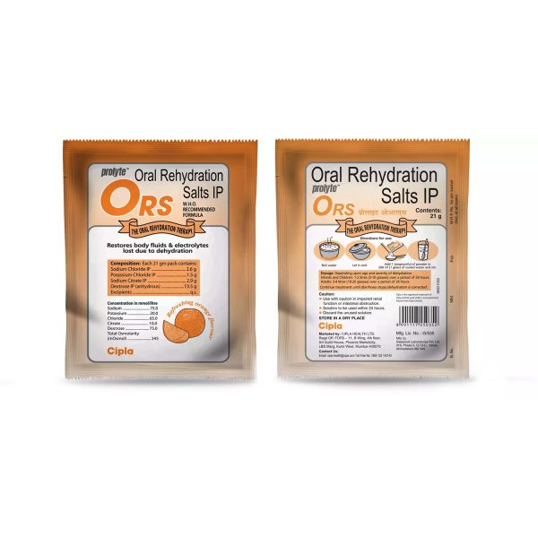 Cipla Prolyte ORS Drink Sachet - 21g