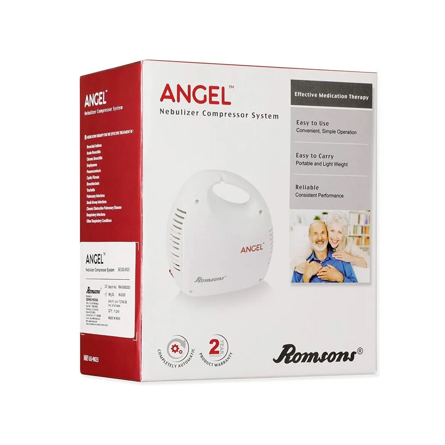 Romsons Angel Compressor Nebulizer