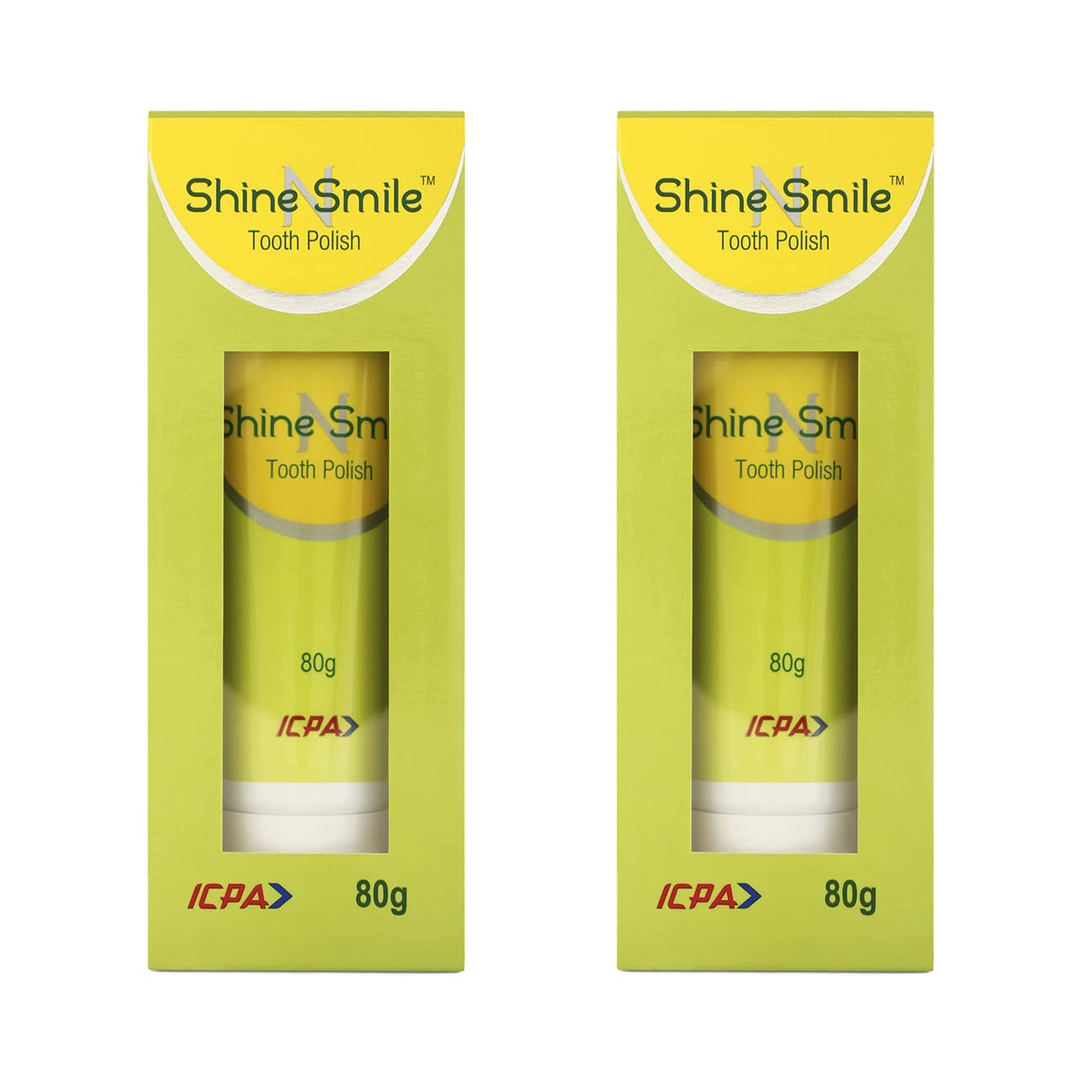 ICPA Shine-N-Smile Paste - 80gm (Pack of 2)