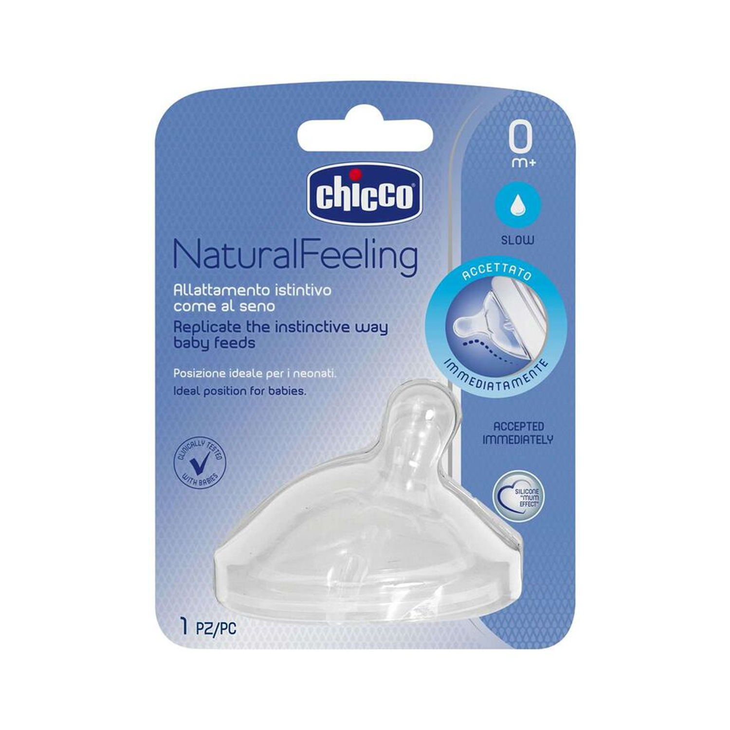 Chicco Teat Naturalfeeling Regular (0M+)