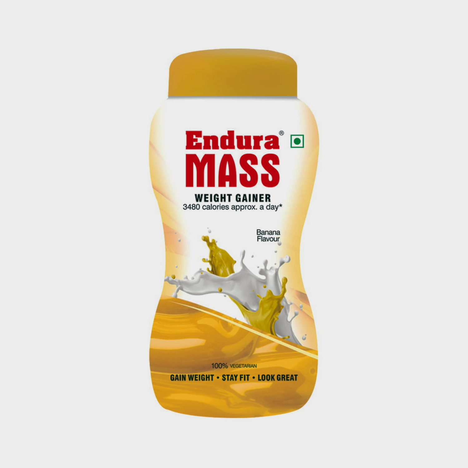Endura Mass Weight Gainer | Mass Gainer | Gain Weight, Post Workout, 74 g Carbohydrate, 15 g Protein, Healthy Fats (Banana, 500 g)