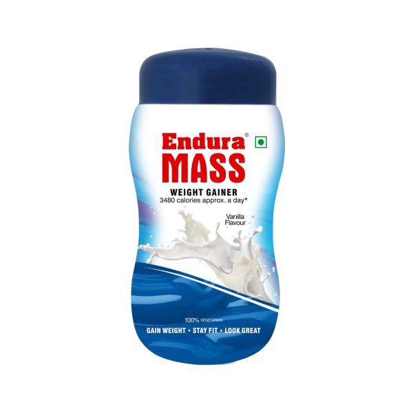 Endura Mass Weight Gainers/Mass Gainers (500 g Vanilla)