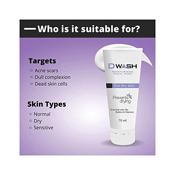D Wash Moisturising Facial Wash