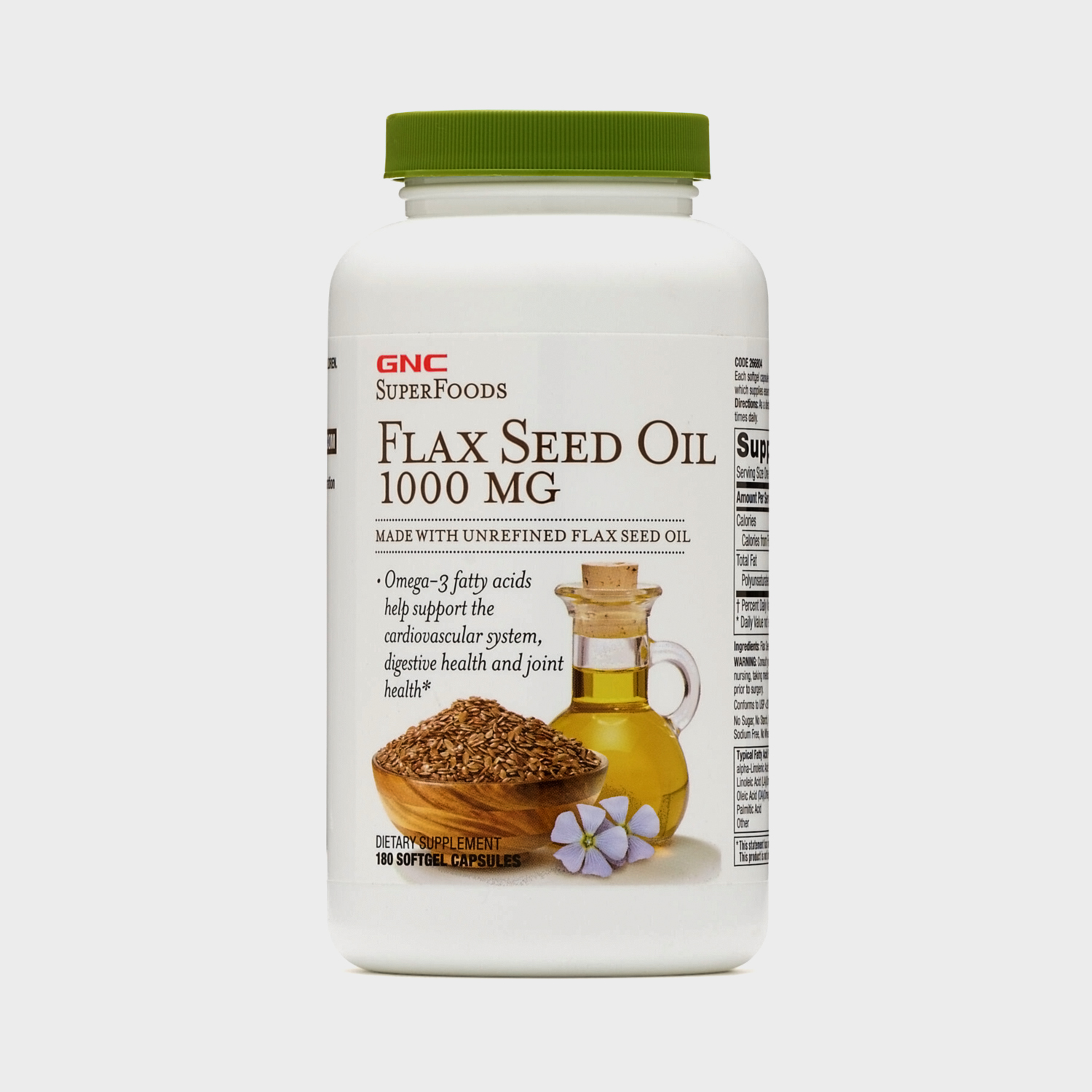 Buy GNC Flax Seed Oil 1000 mg(90 Softgels) Online at Best Price in