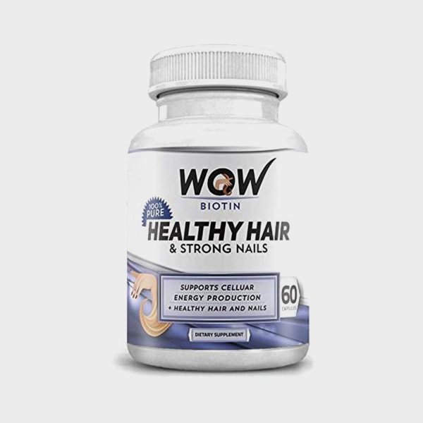 Wow Biotin Healthy Hair And Strong Nails 60 Caps
