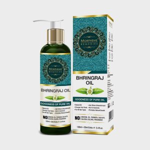 Morpheme Remedies Pure Bhringraj Oil (No Mineral Oil & No Paraben) 120 ml