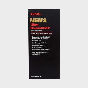 GNC Ultra Nourish Hair Premium Formula For Men (120 Caps)
