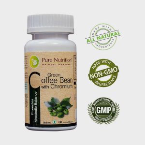 Pure Nutrition Green Coffee Bean With Chromium (Promotes Metabolic Balance)