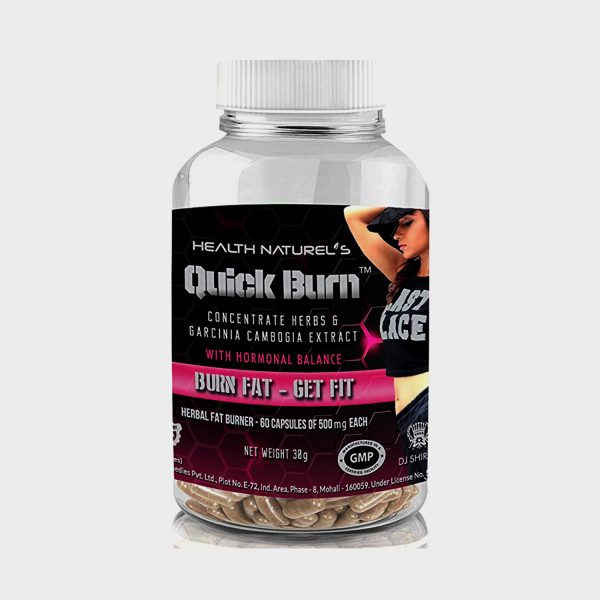Health Naturels Quick Burn For Her 500mg 60 Capsules