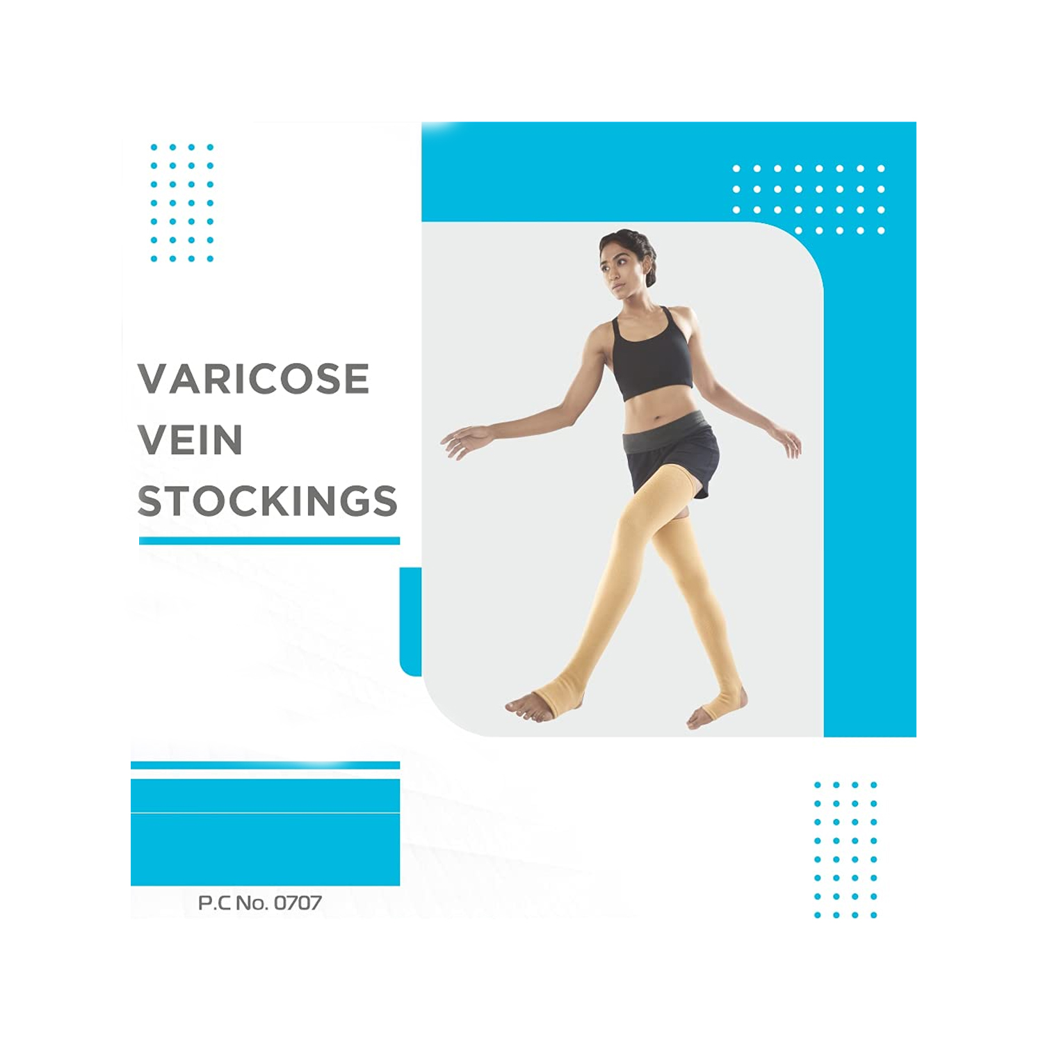 Blessed Compression Varicose Vein Stocking, For Clinical at Rs 899