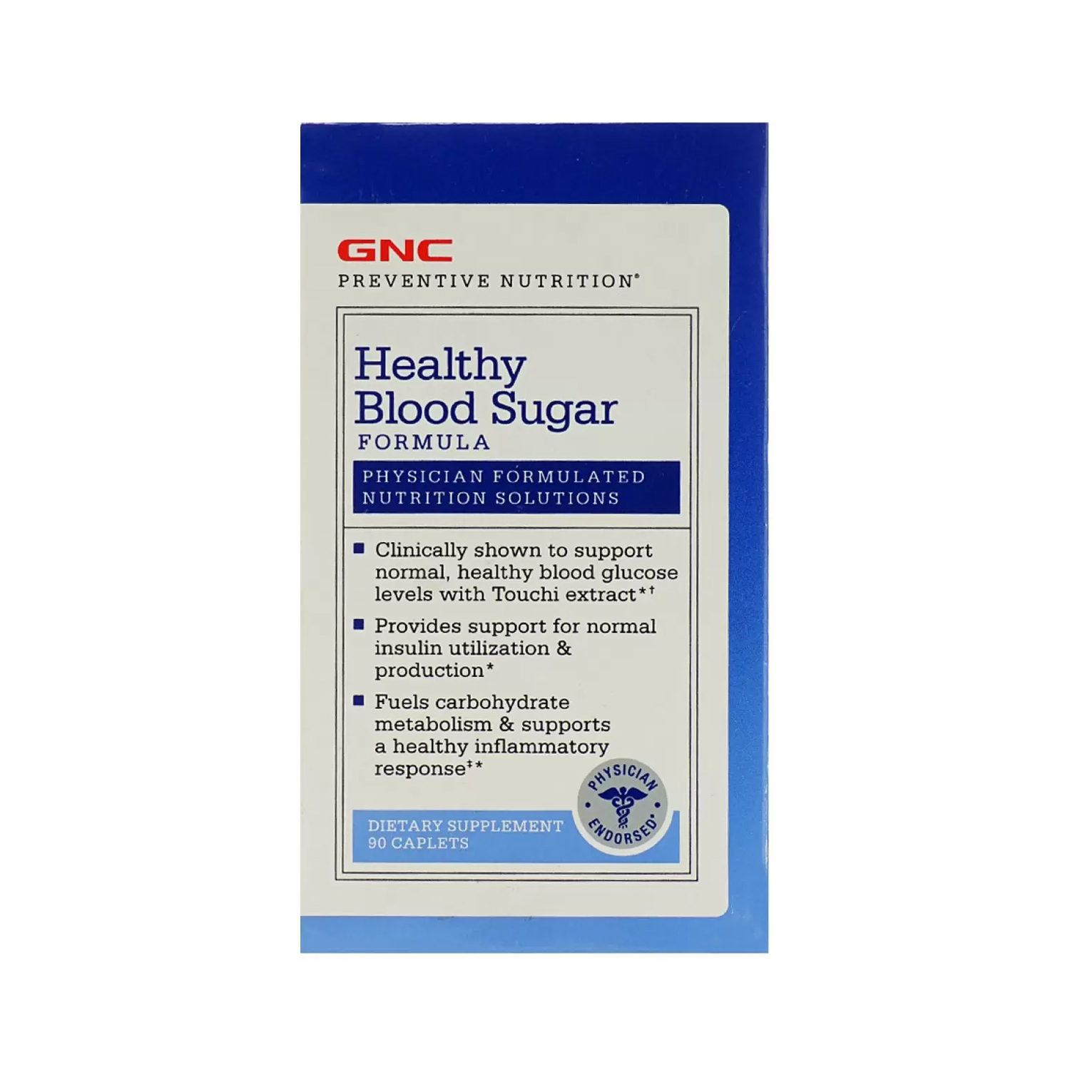 GNC Healthy Blood Sugar Formula PN Capsule 1x90 Cureka Online