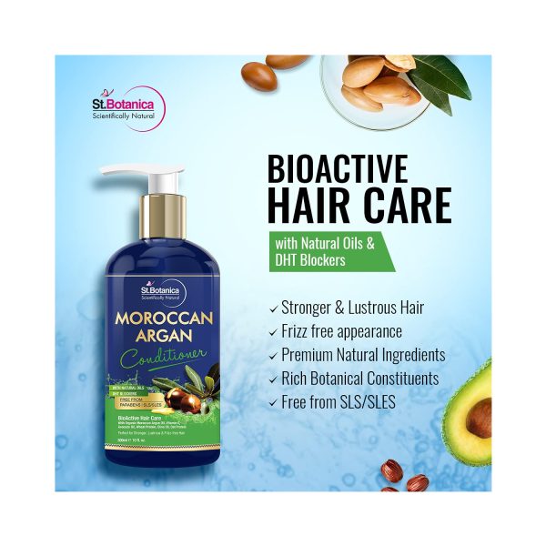 Buy StBotanica Moroccan Argan Hair Conditioner 300ml Online at Best Price  In India - Cureka
