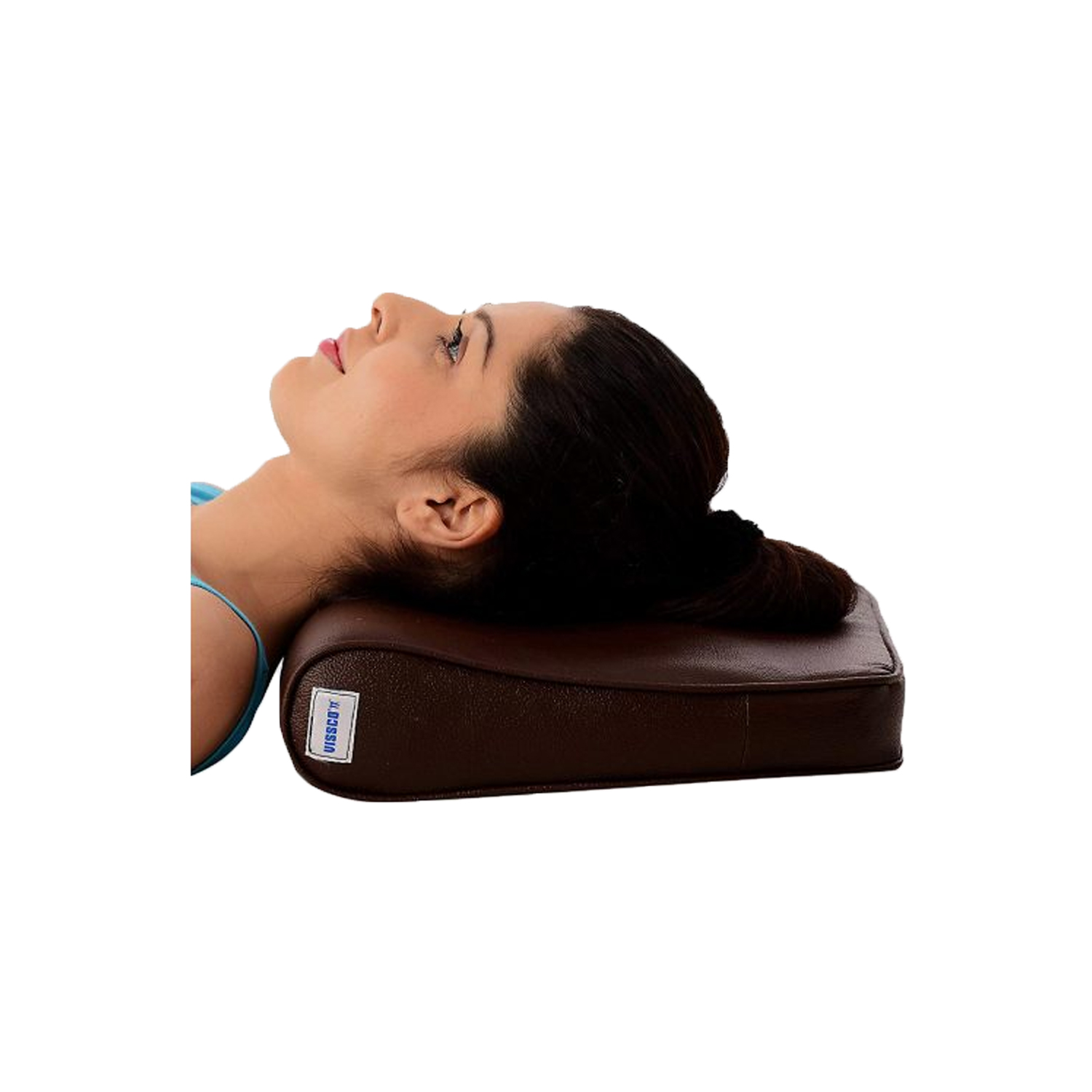 Vissco Cervical Pillow Regular Rexine Cover Cureka