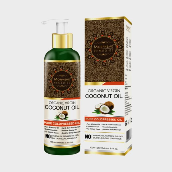 Morpheme Remedies Pure Coldpressed Organic Virgin Coconut Oil 120 Ml