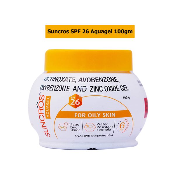 Suncros SPF 26 Aquagel 100gm