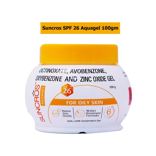 Buy Suncros Aquagel SPF 26 100g Online at Best Price In India