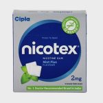 Nicotex 2mg Mint Plus Flavor Sugar Free(Pack of 5)