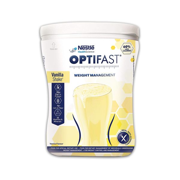 Nestle Optifast Weight Management Vanilla Shake 400g Jar