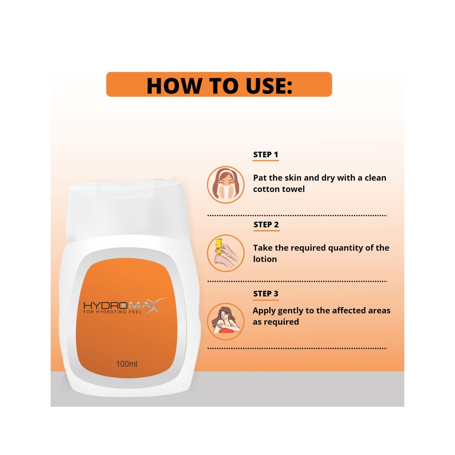 Hydromax moisturizing lotion for hydrating feel | Best emollient lotion ...