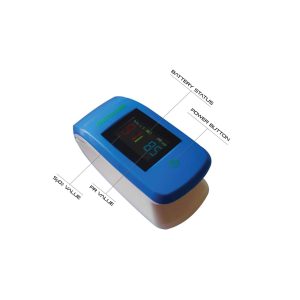 OXYGIZE Blue Finger Pulse Oximeter with USB and Software