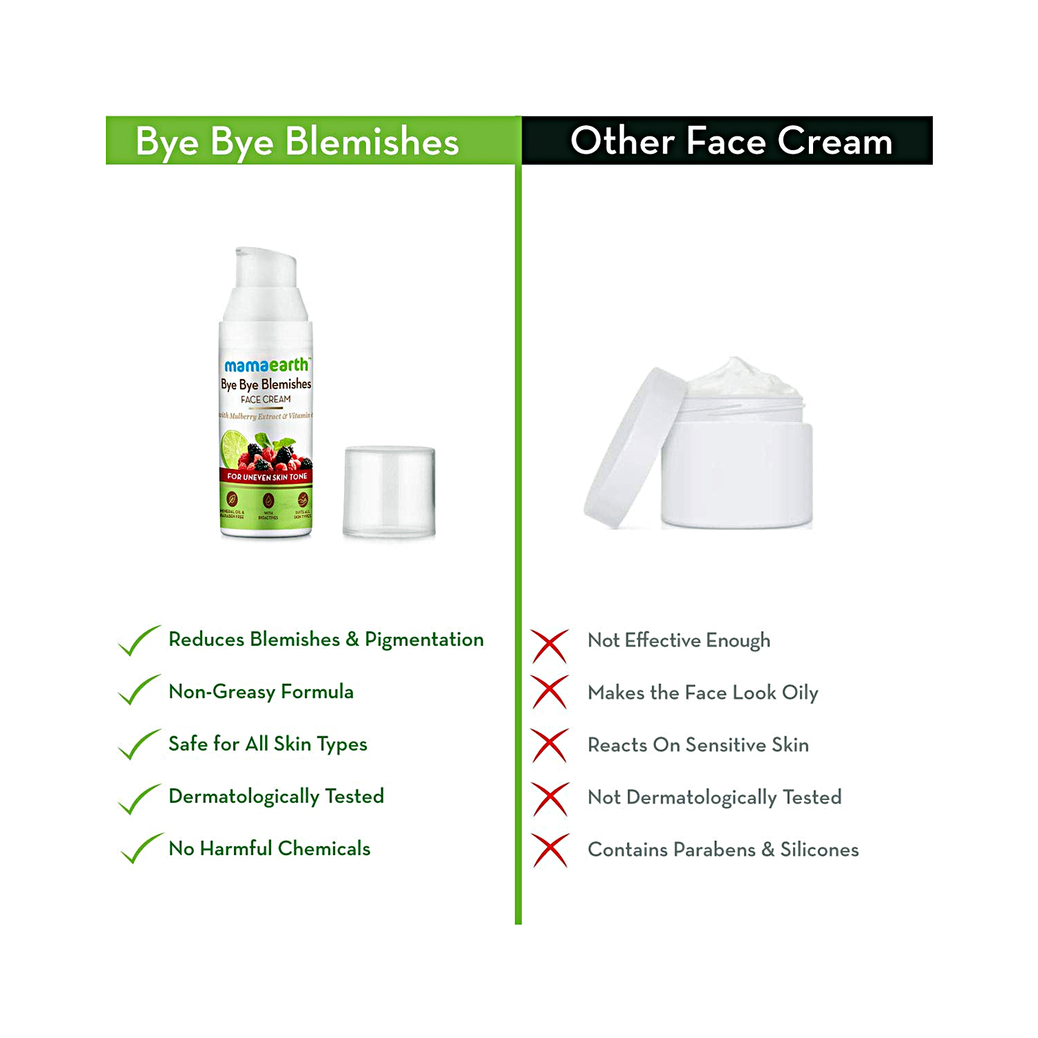 Mamaearth bye bye blemishes face cream deals