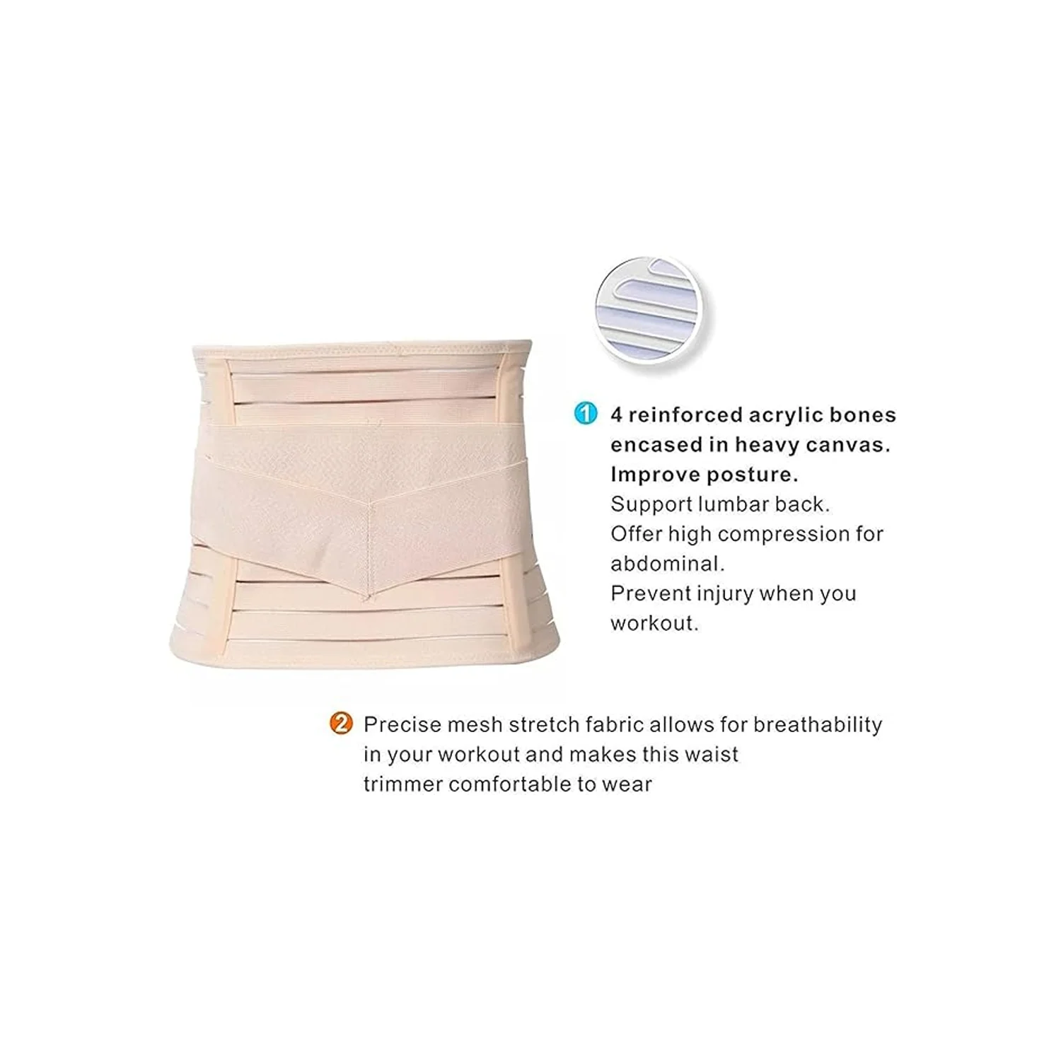 PLUMBURY® Women's Postpartum Post Pregnancy Recovery Tummy Control  Shapewear Belt, One Size (Fits Upto Size 36)