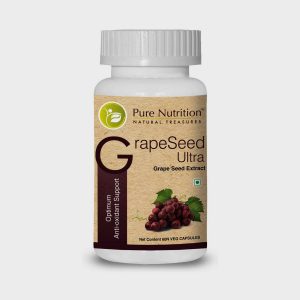 Pure Nutrition Grape Seed Ultra (Rich in Quercetin & OPC) - 60 Capsules