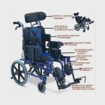 TR Pediatric Cerebral Palsy Children’s Folding Manual Wheelchair