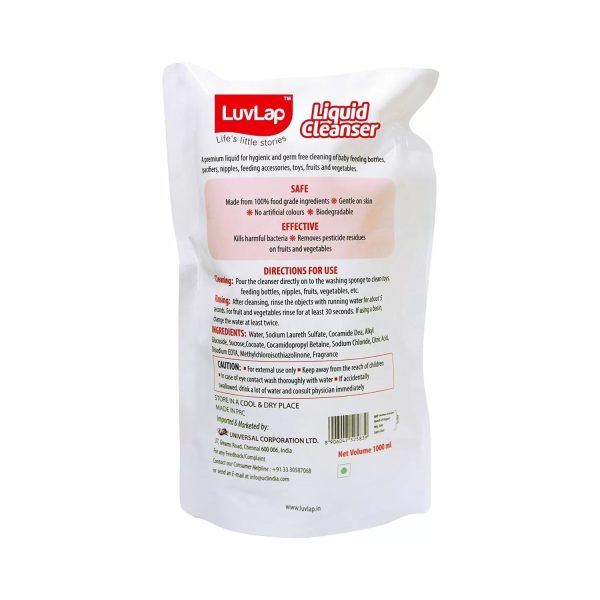Luvlap Baby Liquid Cleanser 1ltr