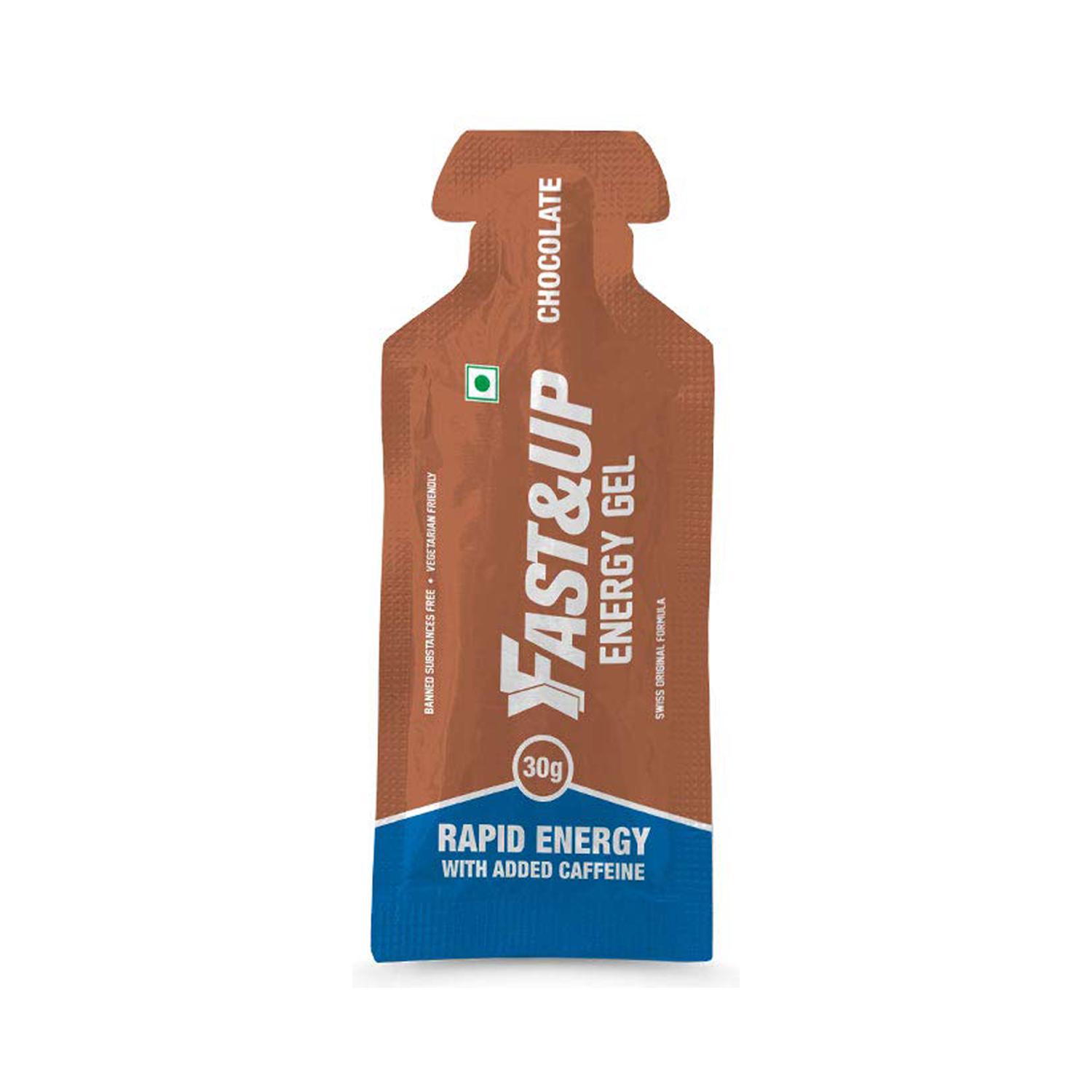 Fast & Up Energy Gel Bundle of 5 Gels Chocolate Flavour Cureka