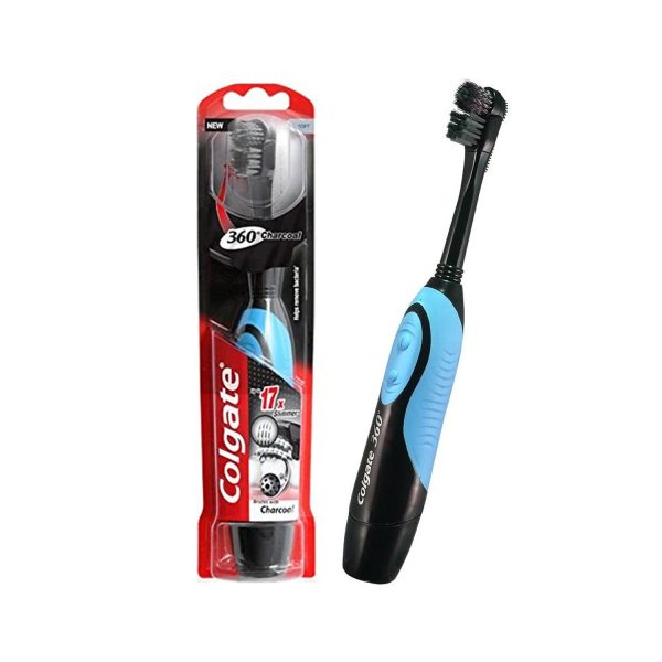 Colgate 360' Charcoal Battery Operated Toothbrush