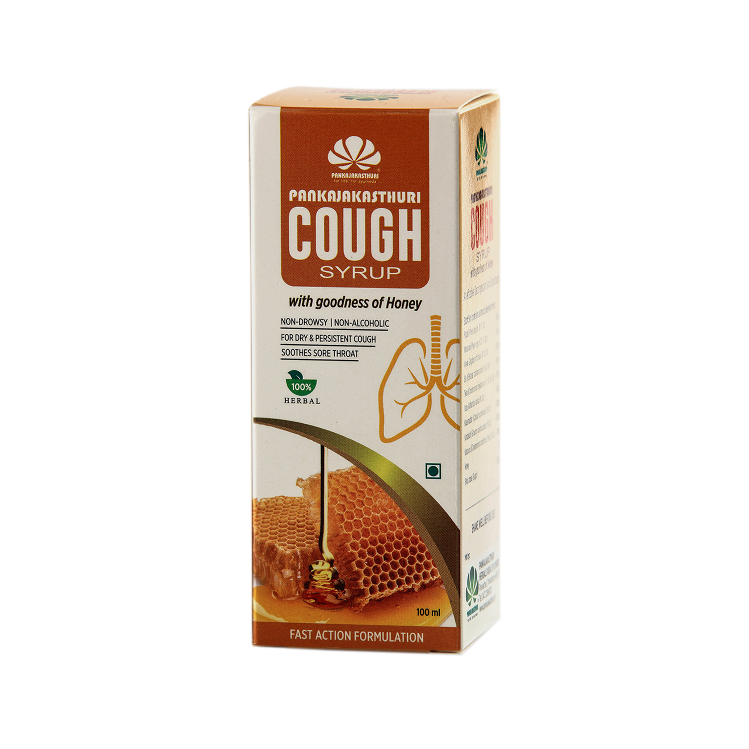 Pankajakasthuri Cough Syrup with Honey 100ml Cureka Online Health Care Products Shop