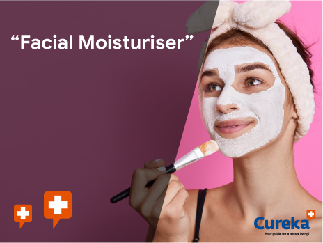 women applying facial moisturizer