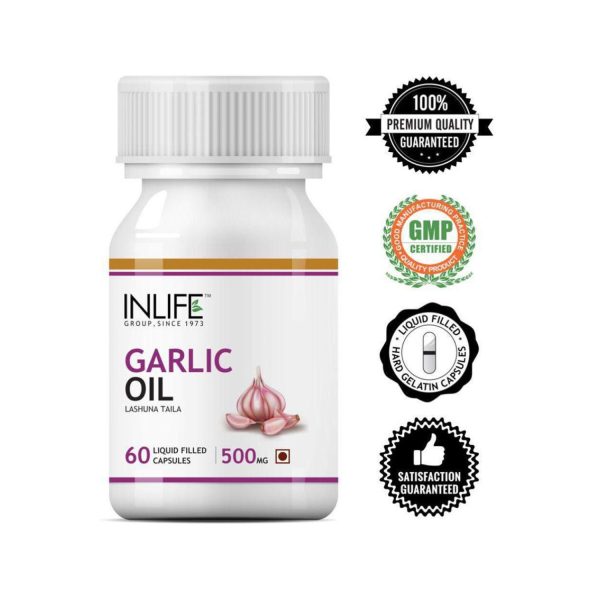 INLIFE Garlic Oil Capsule 60 Nos