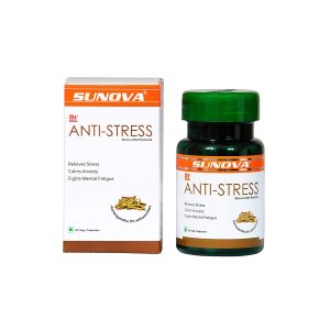 Sunova Anti-Stress Capsules- 60 Veg. Capsules