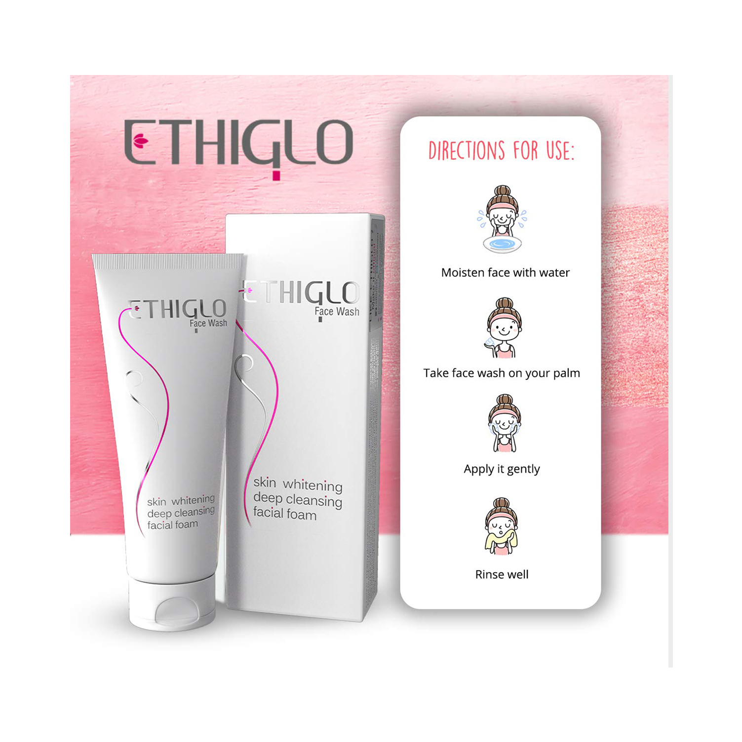 Ethiglo Face Wash 200ml at ₹371 Best Skin Whitening Face Wash in