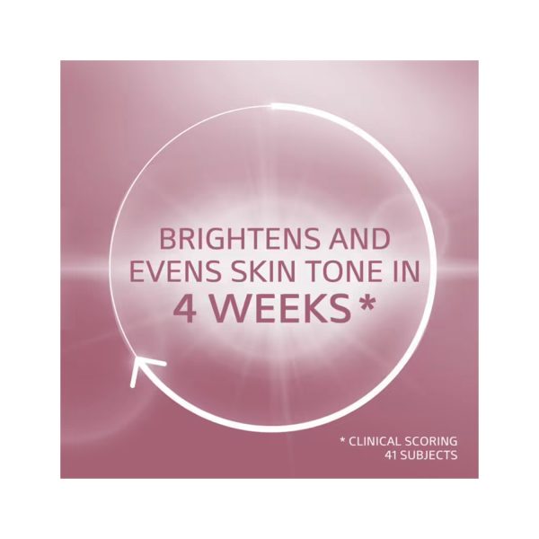 brightens and evens skintone in 4 weeks