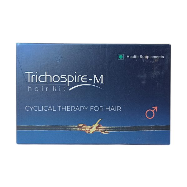 Trichospire Hair Kit for Male ₹926 | Hair fall control capsules for men -  Cureka