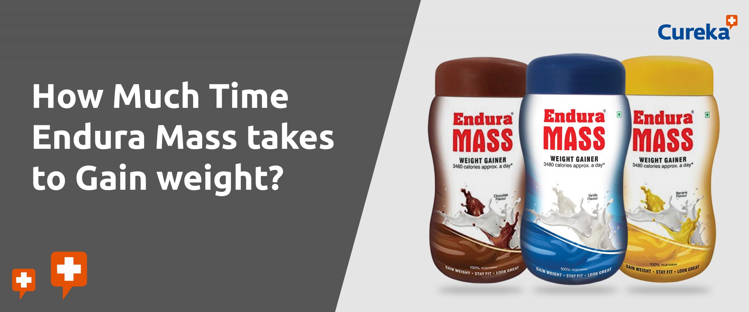 time endura mass takes to gain weight