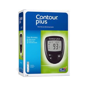 Contour Plus Glucometer with 25 Free Test Strips