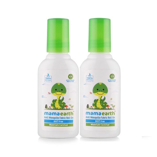 Mamaearth Anti Mosquito Fabric Roll On 8ml (Pack of 2)