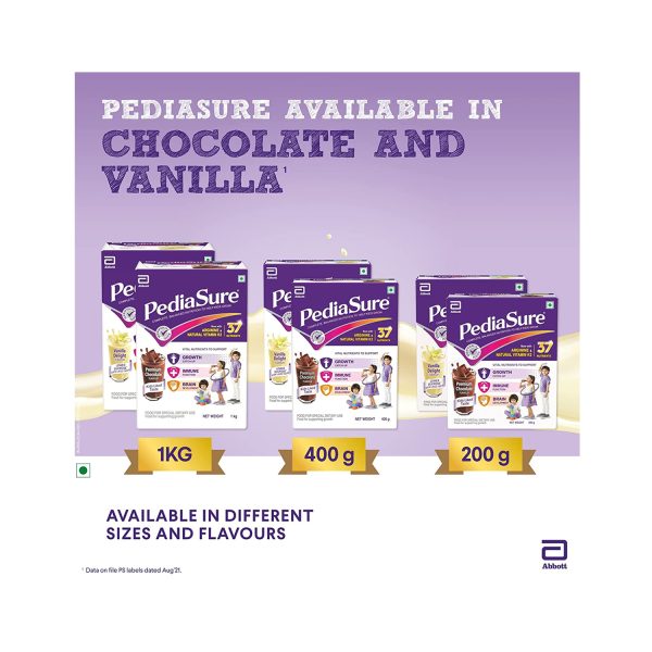 Pediasure Nutrition Drink 1kg Refill Vanilla Flavour